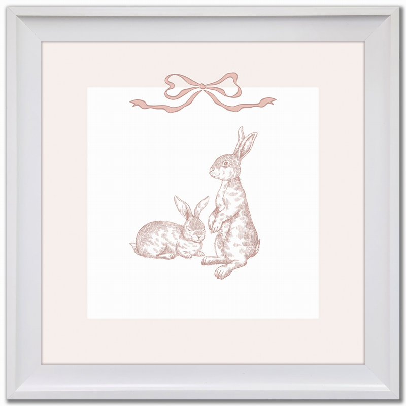 Bunny Pair 1 Canvas Wall Art