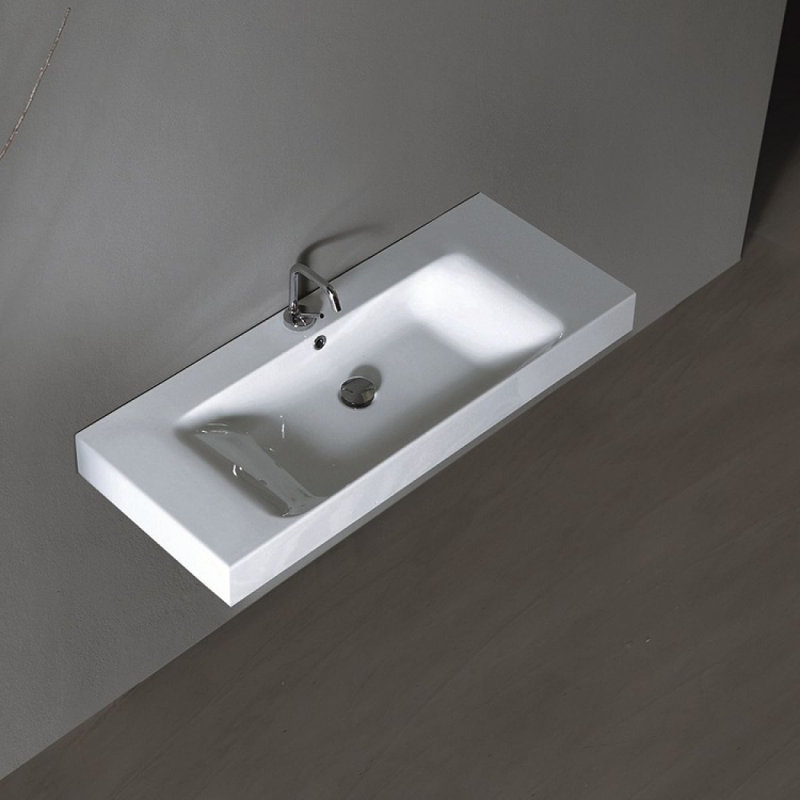 Cento 39.4'' L Bathroom Sink
