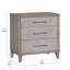 Ensemble de chambre à coucher avec lit tapissier 6 pièces avec commode à 6 tiroirs et miroir The Cape King-1344107790