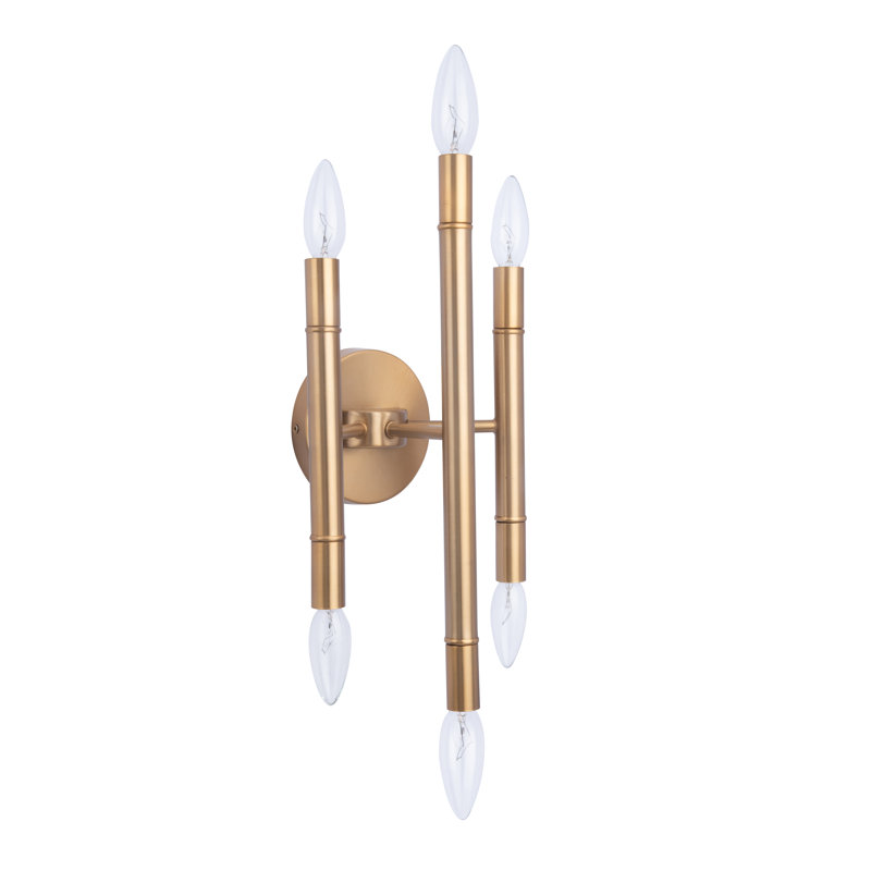 Sitka Gold 6-Light Wallchiere Sconce