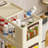 3-Tier Kitchen Storage Cart,Multifunction Utility Rolling Storage Organizer