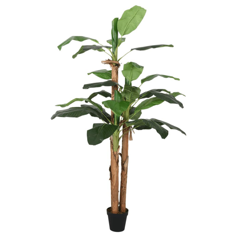 Faux Banana Leaf Tree in Pot, 150cm H x 80cm W