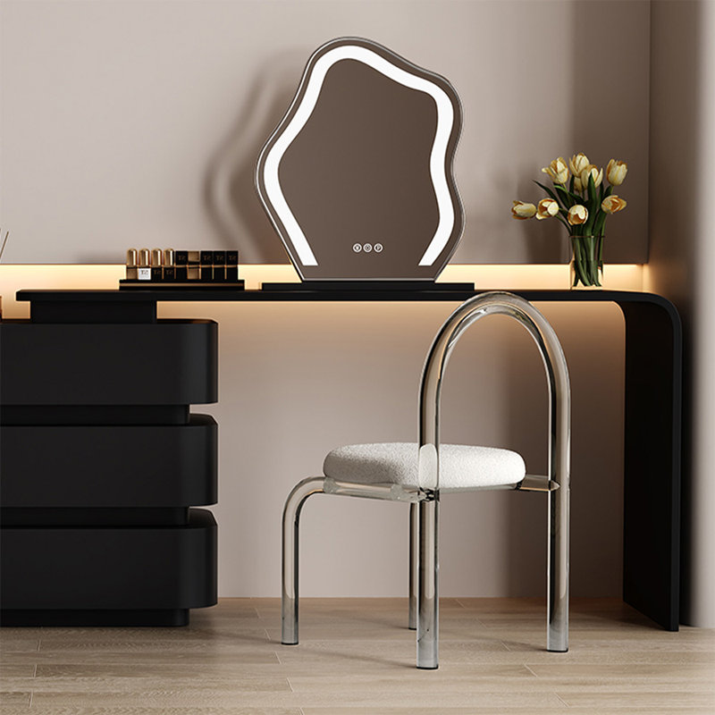 Makeup Vanity with Light mirror,6 drawers