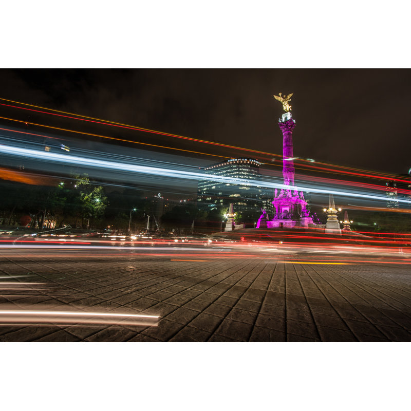 Mainhia Mexico City At Night by Gerardo_Borbolla - Wrapped Canvas Print, 30cm H x 46cm W x 3.8cm D