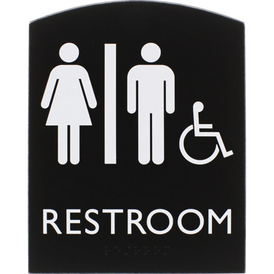 Enseigne de toilettes