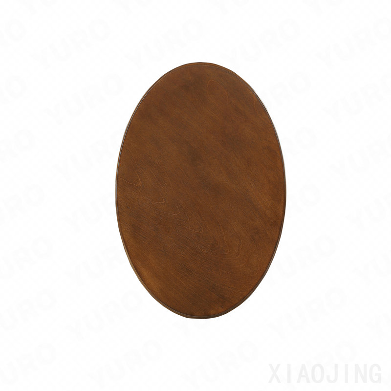 Walnut Round Wooden Side Table