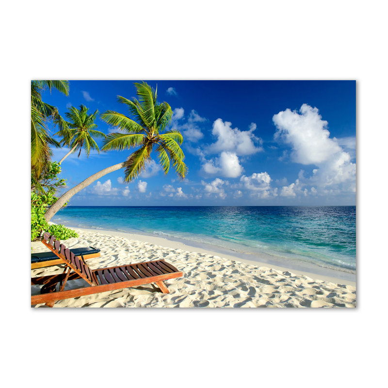 Tropical Beach - Wrapped Canvas Print