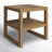 Modica Solid Wood End Table-1761847459