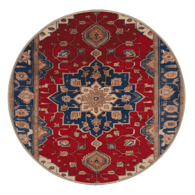 Machine Washable Persian Brown Area Rug