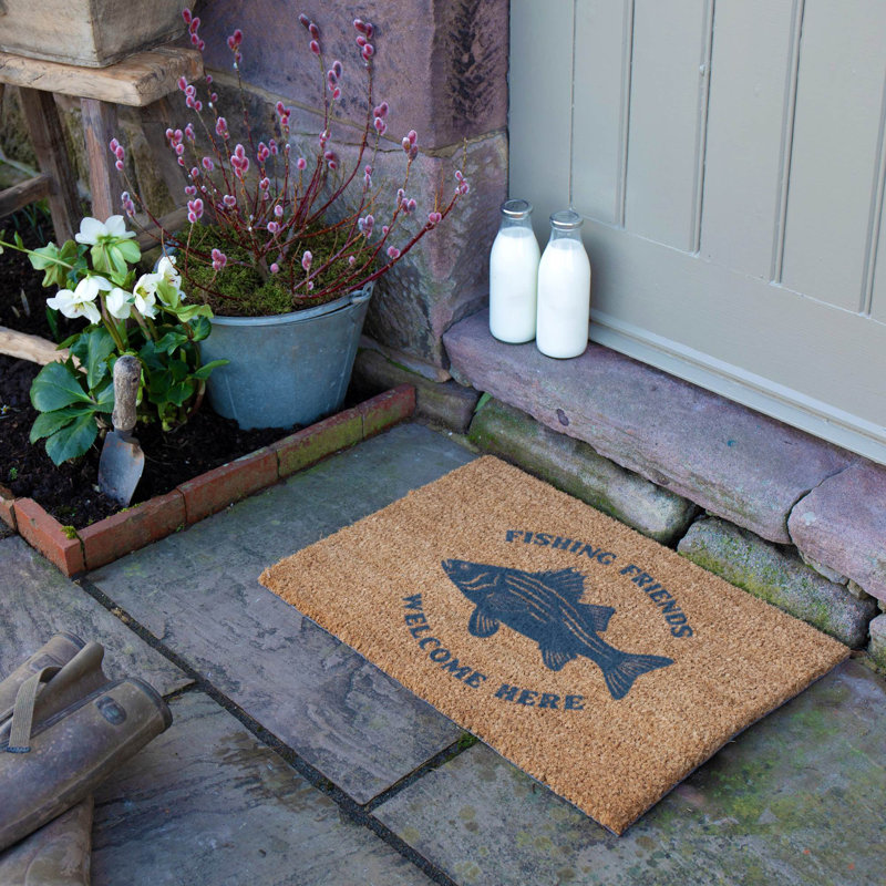 Cheverly Non-Slip Animal Print Doormat, 40cm W x 60cm L