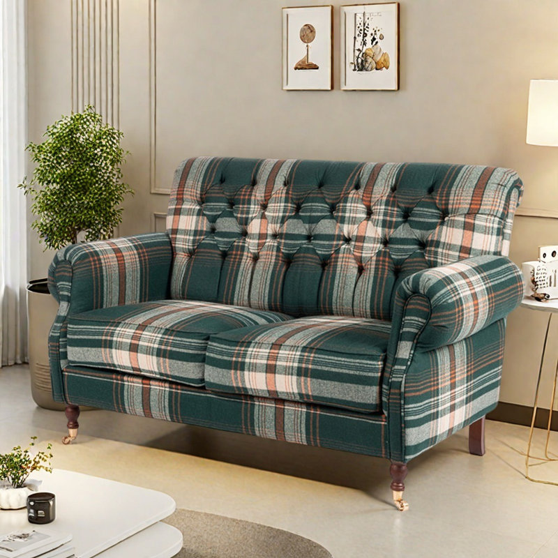 American Retro Green Sofa