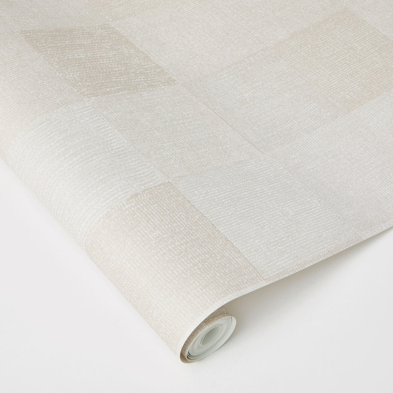 Textured Check Peel and Stick Wallpaper by Pure Salt, Gray