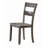 Transitional 7Pc Dining Set Rectangular Table Wood Base Ladder Back Chairs Wooden Dining Room Furniture