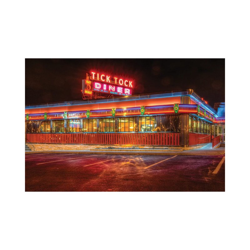 Diner by David Gardiner - Wrapped Canvas Gallery-Wrapped Canvas Giclée, 8"H x 12"W