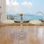 Table de bout en acrylique transparent Modern