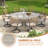 63" Patio Round Dining Table-2127951826