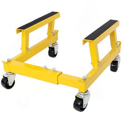 ATV Motorcycle Engine Cradle Dolly 1500Lbs ,Yellow