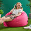 icon Adult Classic Beanbag Outdoor Waterproof Bean bags Ready Filled - Black, 2 Pack-2139407848
