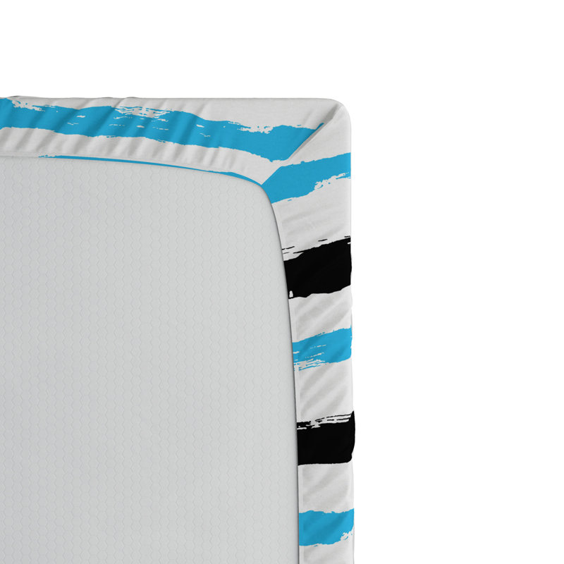 Microfiber Striped Fitted Sheet, Full Fitted Sheet