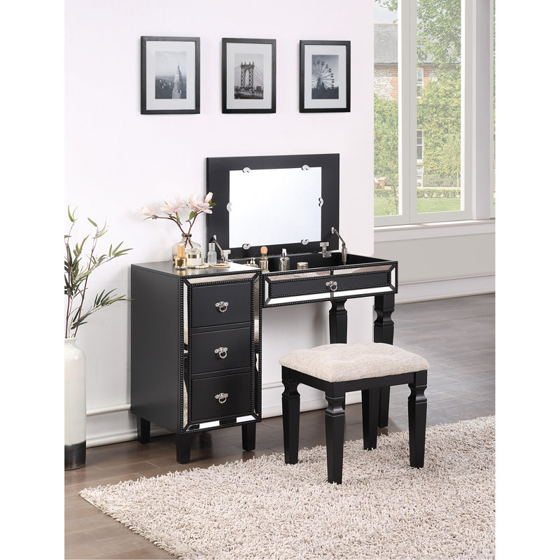 Ensemble de meuble-lavabo traditionnel formel avec tiroirs de rangement 1 pièce