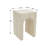 Modern 18" Hollow Arch Faux Marble Square Side Table With Engineered Cementitious Composites End Table For Living Room-115242473