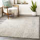Mulbury Hand Tufted Gray/White Rug