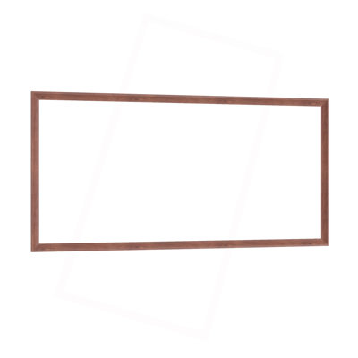 60"X30" Oversized Modern Rectangle Bathroom Mirror With Walnut Frame Decorative Large Wall Mirrors For Bathroom Living Room Bedroom Vertical Or Horizontal Wall Mounted Mirror With Aluminum Frame