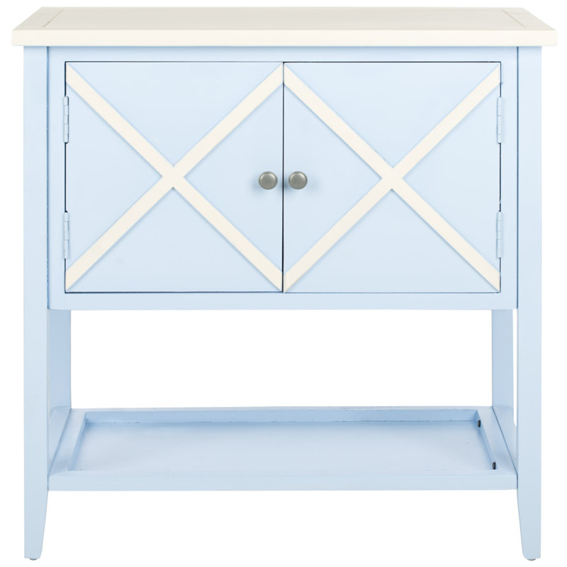 Jenny 30.1'' Solid Wood Sideboard, Light Blue