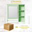 Armoire à pharmacie à miroir murale 28,85 po H 28 po Magrini-796472199