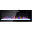 40 " Wall Mount Electric Fireplace Recessed With Remote Control In Black, 8H Timer, Adjustable Colour&Brightness-820460607