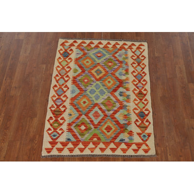 South Western Kilim Oriental Accent Rug 3x4