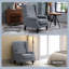 Upholstered Armchair-406964598-406964599