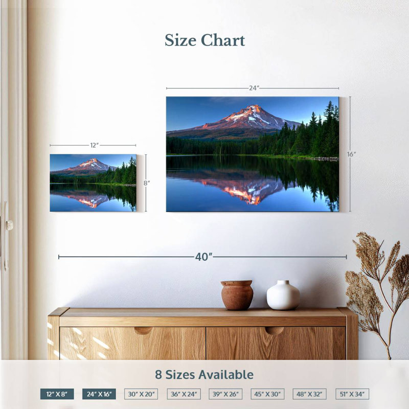 Paysage Alvord Mount Hood, H 16 po x l 24 po