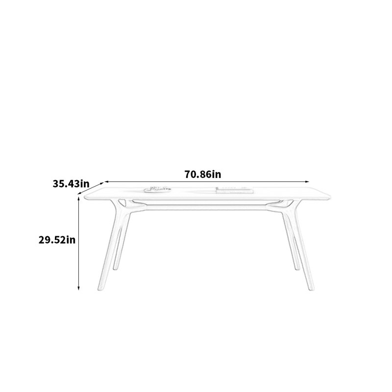 Kinnard, H 29,52 po x L 70,86 po x l 35,43 po