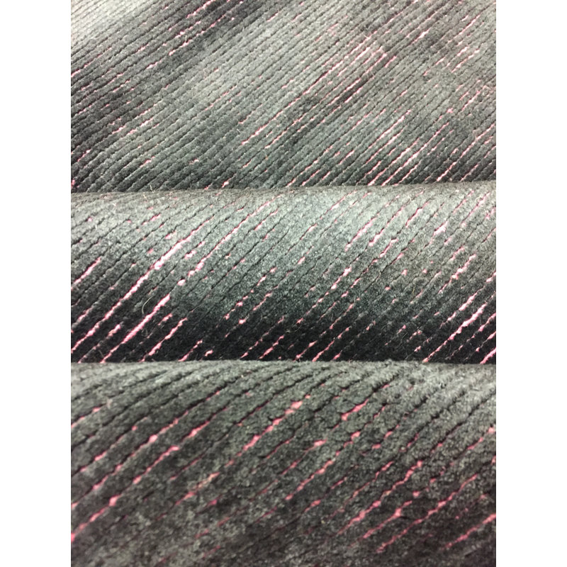 Simplicity Chic Solid Area Rug in Pink/Black