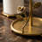 Floral Paper Towel Holder, 14.2-Inch Antique Gold Rose Stand with Stable Base for Standard Rolls, Kitchen Islands, Bars and Bathroom