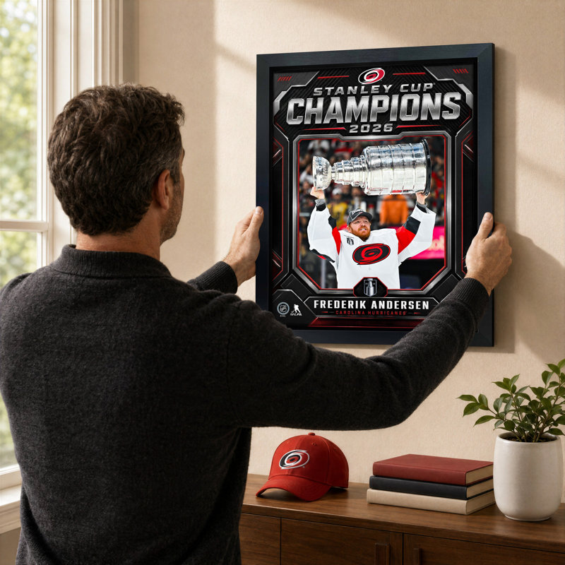 Frederik Andersen Hurricanes 2026 Cup Champions