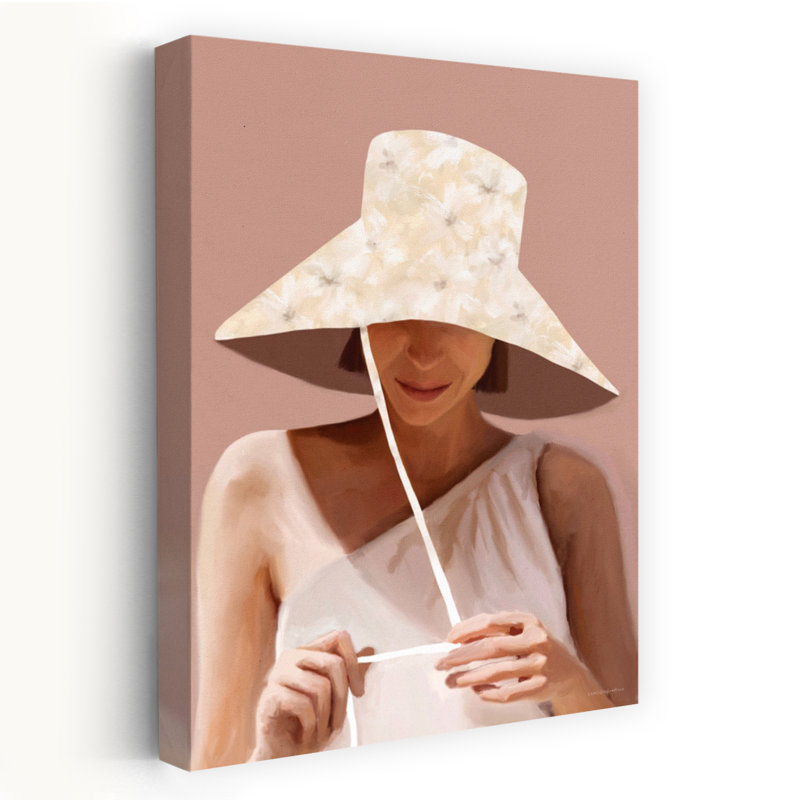 Portrait ensoleillé ombragé, art contemporain, H 24 po x l 16 po