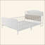 Structure de lit plateforme en métal avec lumière, lit en métal pour enfants avec tête de lit tapissier et rangement-767949091-767949089