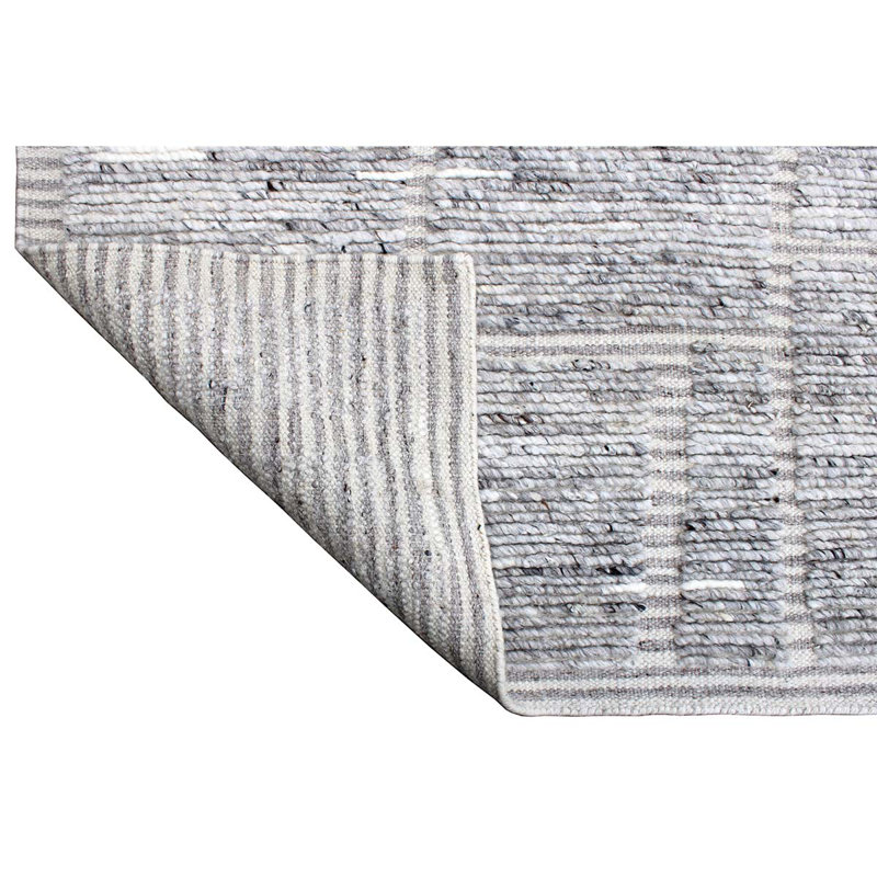 0ZARTZ658GY00 Wool Area Rug, Rectangle 8' x 10'