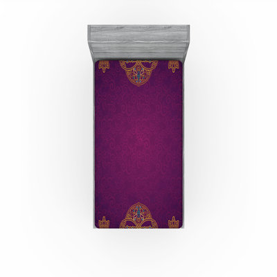 Ambesonne Fitted Sheet 2-Pack