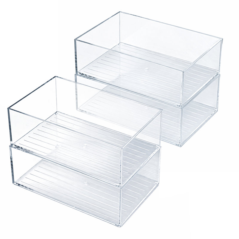 Azar Displays Medium Organizer Tray, 4-pack