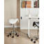 Adjustable Height Ergonomic Active Stool with Footrest-513928147