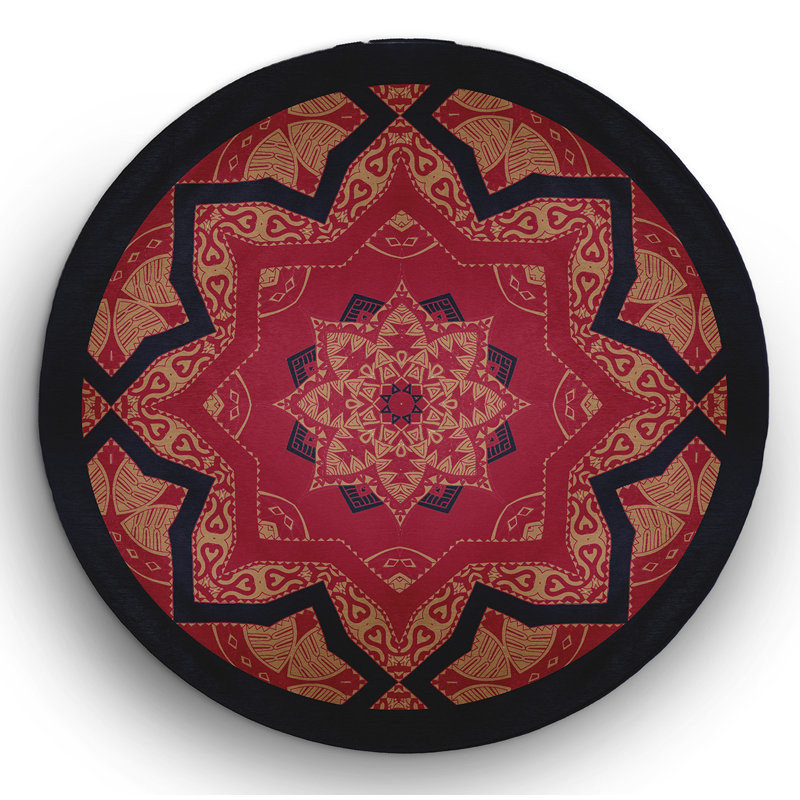 Chenille Indoor / Outdoor Rug, Round 5'