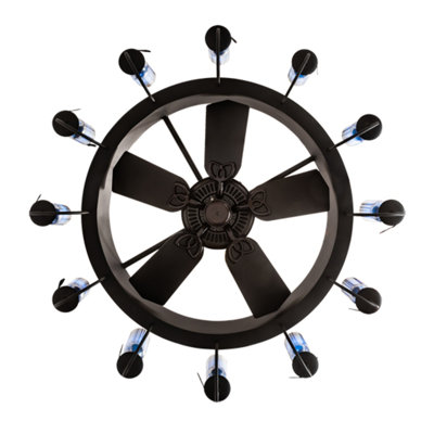Tuscan Vineyard Downrod Ceiling Fan