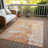 Machine Washable Indoor/Outdoor Claudian ACN1234 Salmon Rug-103712458