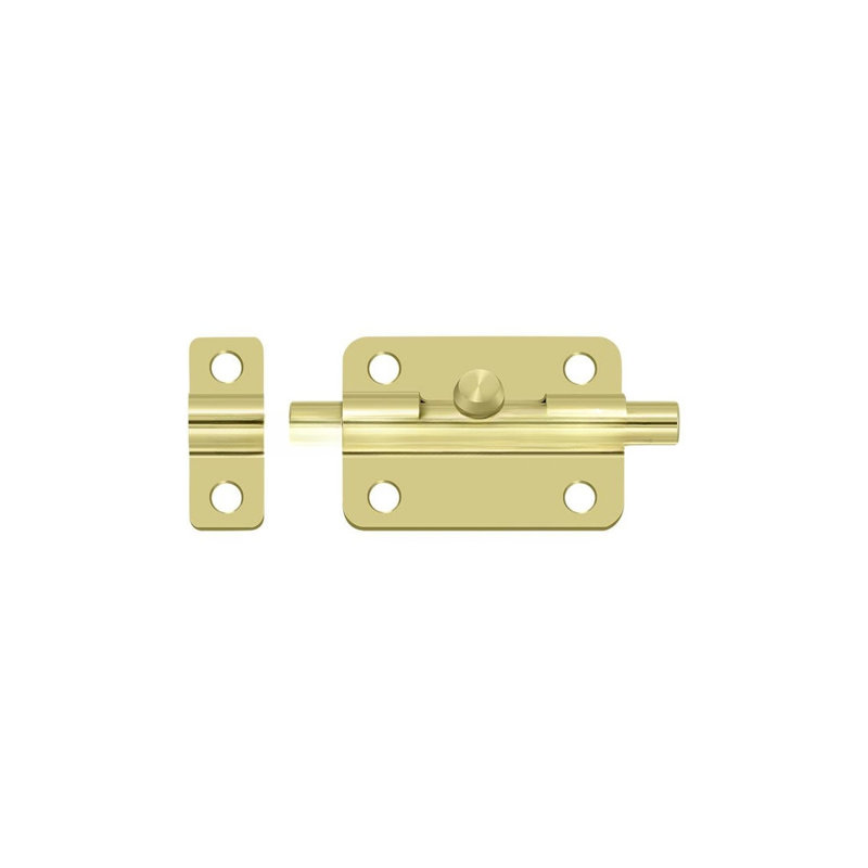 Barrel Latch/Catch/Bolt, Polished Brass