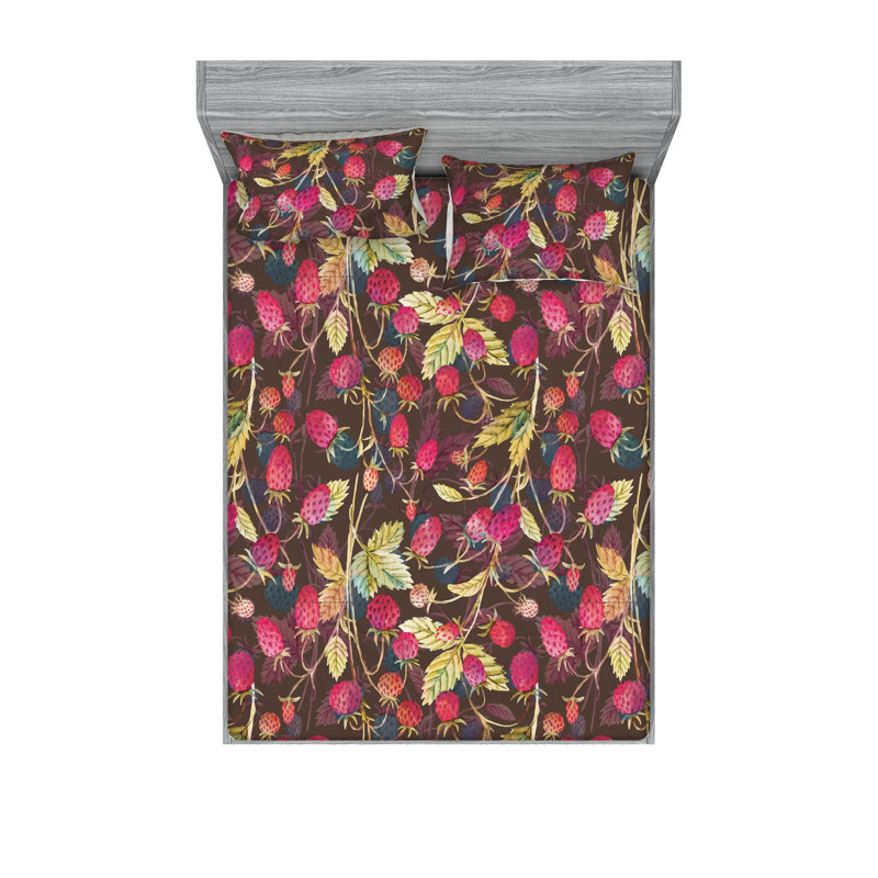 Drap-housse et taie décorative Ambesonne, Ensemble de draps très grand californien avec 2 t