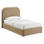 Structure de lit plateforme en velours Doron-1308861240-1308861241