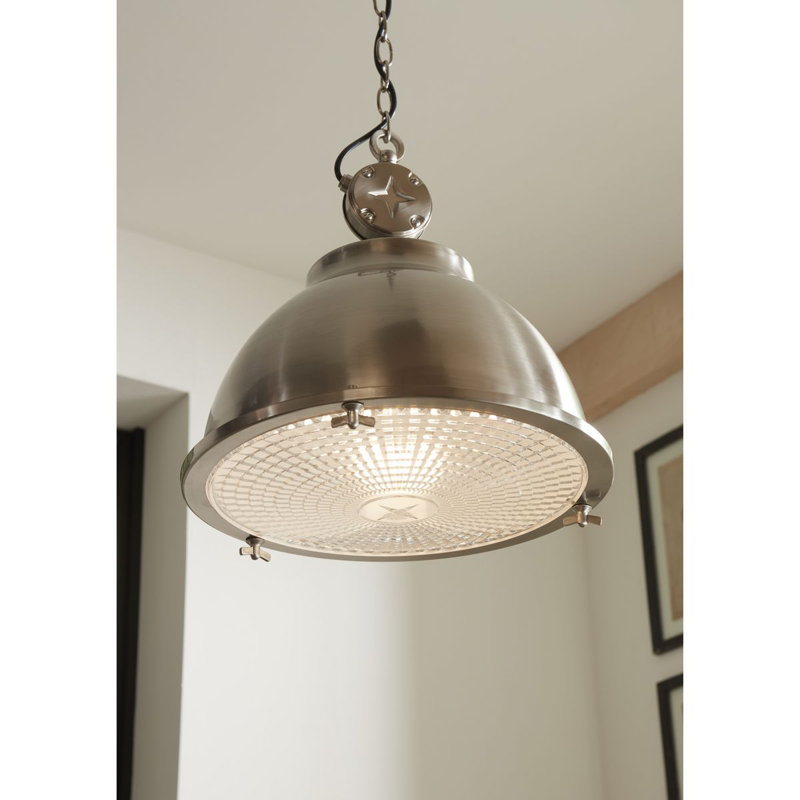 Hoff 1 - Light Single Pendant, Silver